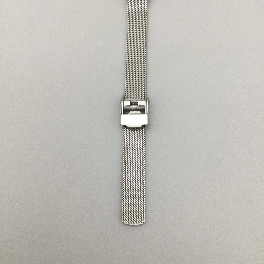 Skagen Womens Watch 15mm Silver Tone Mesh Band Tonneau Steel New Battery